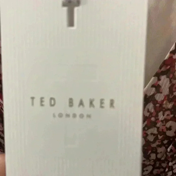 NWT Ted Baker VALLYY Draped Midi Dress - Picture 6 of 8